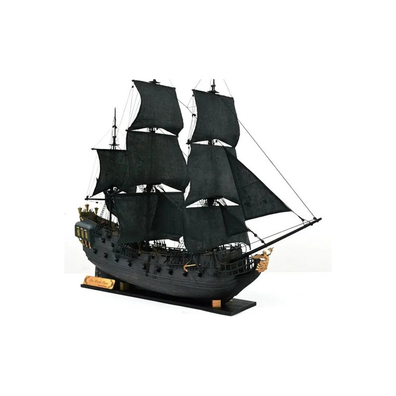 Maquette bateau Mhd Bateau statique Black Pearl Golden version 775mm
