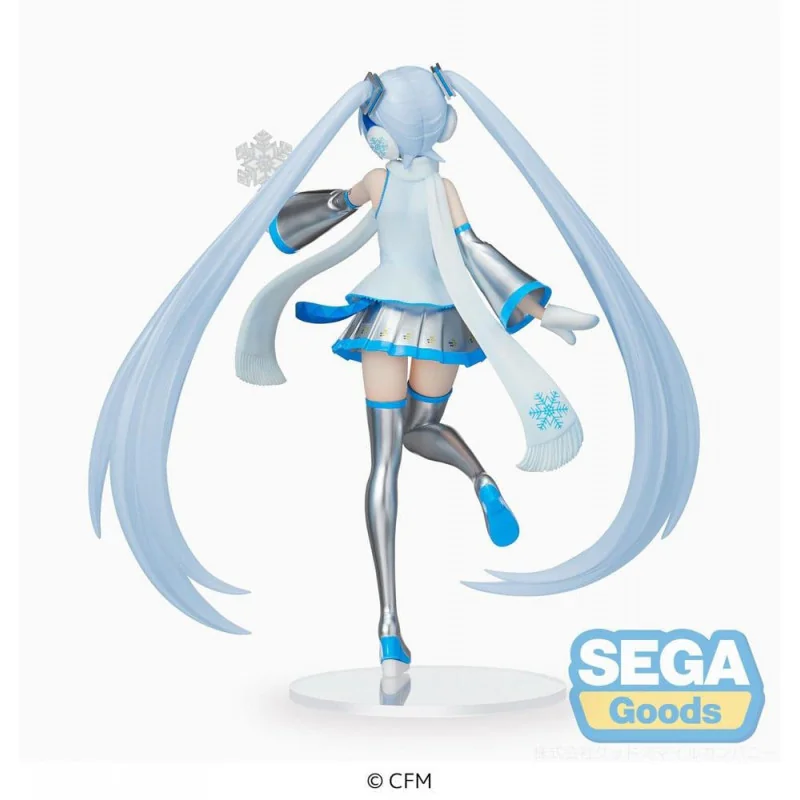 HATSUNE MIKU - Snow Miku Sky Town Ver. - Statuette Luminasta 22cm