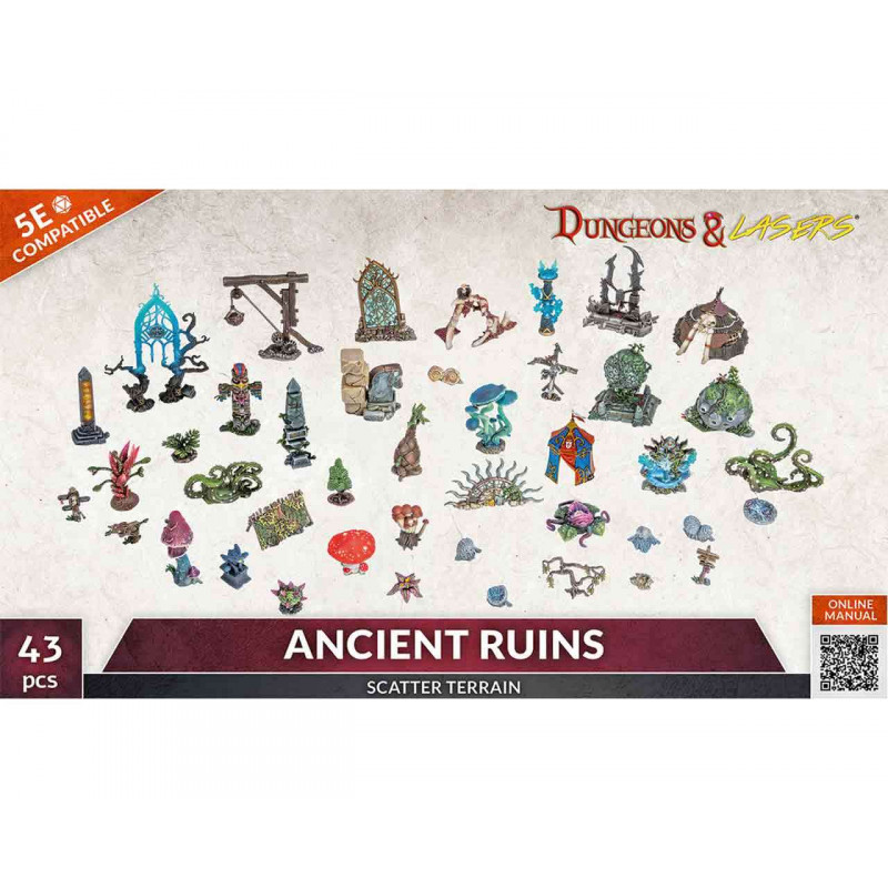 Dungeons & Lasers - Ancient Ruins Scatter Terrain