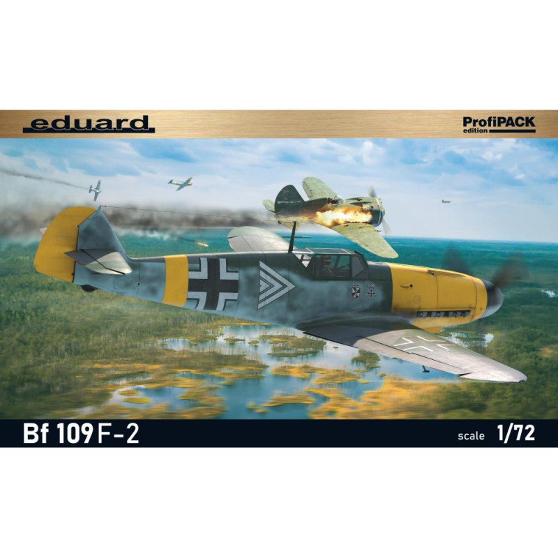 Maquette avion EDUARD: 1/72; ProfiPACK edition kit of German WWII fighter plane Bf 109F-2