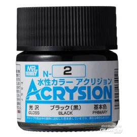 Mr Hobby -Gunze Acrysion (10 ml) Black