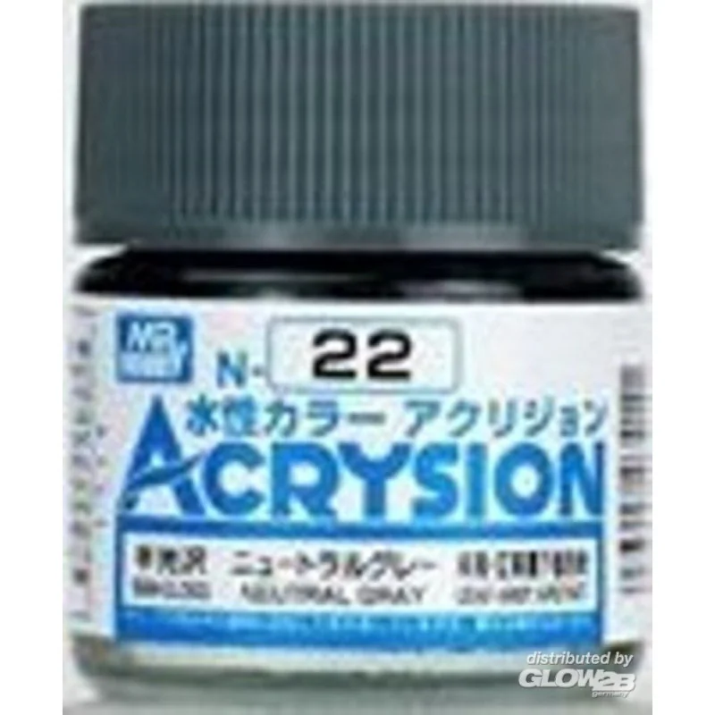 Mr Hobby -Gunze Acrysion (10 ml) Neutral Gray