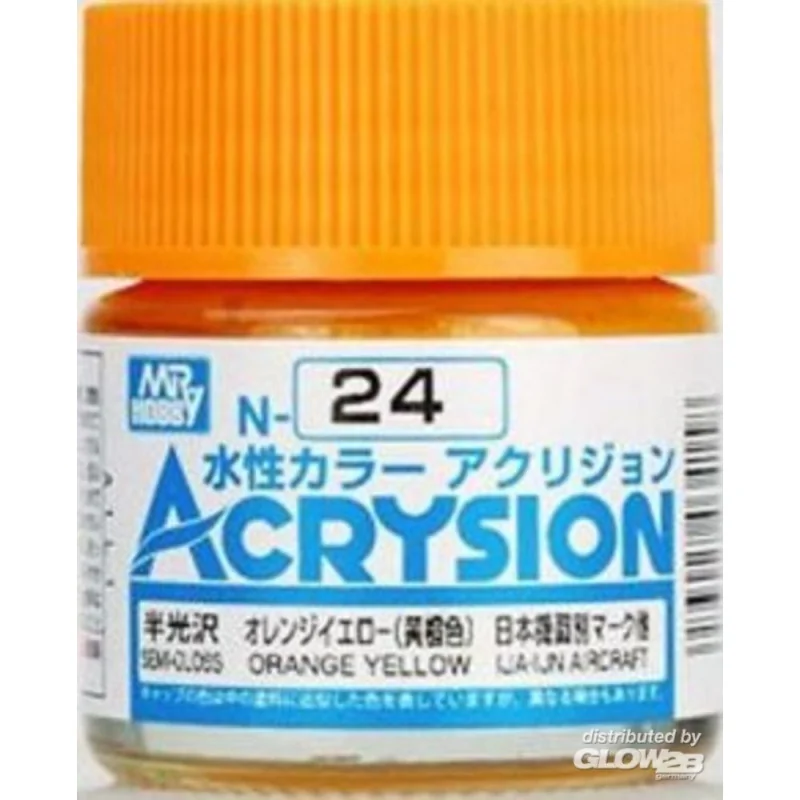 Mr Hobby -Gunze Acrysion (10 ml) Orange Yellow