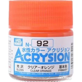 Mr Hobby -Gunze Acrysion (10 ml) Clear Orange