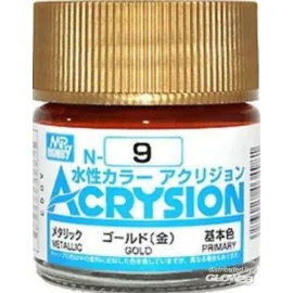 Mr Hobby -Gunze Acrysion (10 ml) Gold