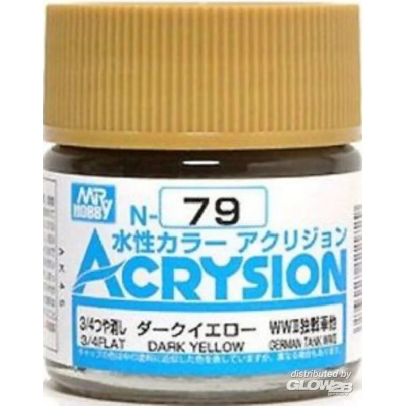 Mr Hobby -Gunze Acrysion (10 ml) Dark Yellow