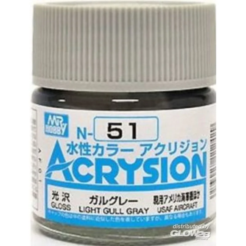 Mr Hobby -Gunze Acrysion (10 ml) Light Gull Gray