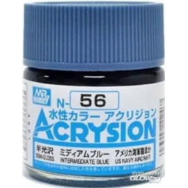 Mr Hobby -Gunze Acrysion (10 ml) Intermediate Blue