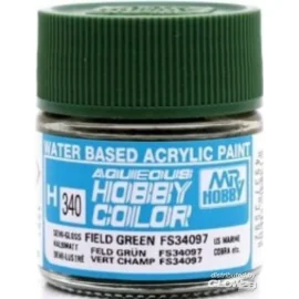 Mr Hobby -Gunze Aqueous Hobby Colors (10 ml) Field Green FS34097