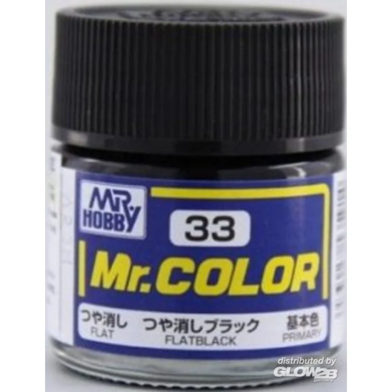 Mr Hobby -Gunze Mr. Color (10 ml) Flat Black