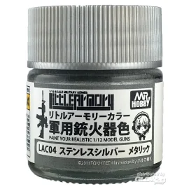 Mr Hobby -Gunze Little Armory Color (10ml) Stainless Silver