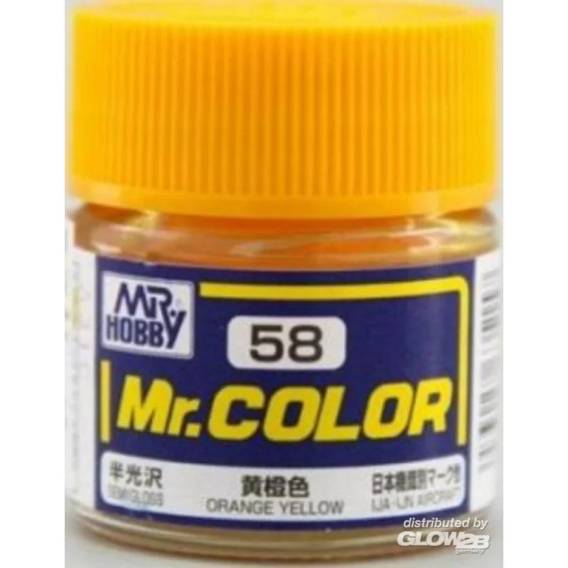 Mr Hobby -Gunze Mr. Color (10 ml) Orange Yellow