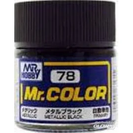 Mr Hobby -Gunze Mr. Color (10 ml) Metal Black