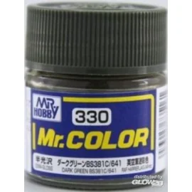 Mr Hobby -Gunze Mr. Color (10 ml) Dark Green BS381C/641