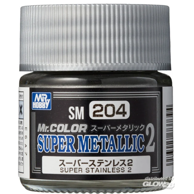 Mr Hobby -Gunze Mr. Color Super Metallic Colors II (10 ml) Super Stainless II