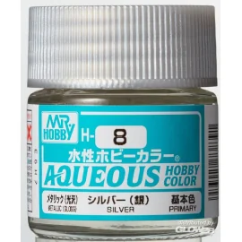 Mr Hobby -Gunze Aqueous Hobby Colors (10 ml) Sliver