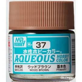 Mr Hobby -Gunze Aqueous Hobby Colors (10 ml) Wood Brown