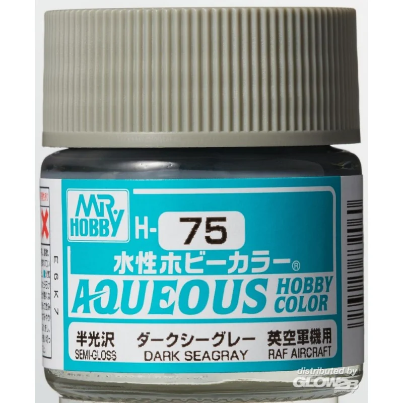 Mr Hobby -Gunze Aqueous Hobby Colors (10 ml) Dark Seagray