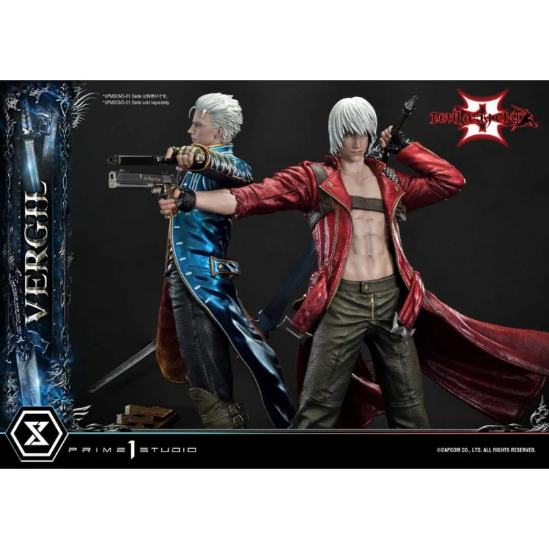 Devil May Cry 3 figurine Ultimate Premium Masterline Series 1/4 Vergil Standard Version 69 cm