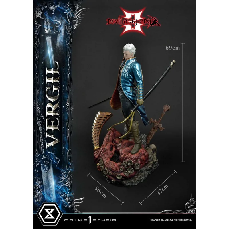 Devil May Cry 3 figurine Ultimate Premium Masterline Series 1/4 Vergil Standard Version 69 cm