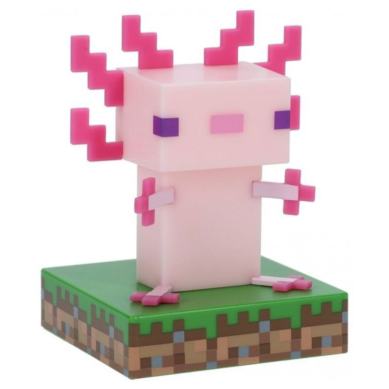 Paladone Lampe axolotl Minecraft - Cinq modes de couleur - Lampe Minecraft  pour décorer votre bureau de jeu ou table de nuit : : Luminaires  et Éclairage