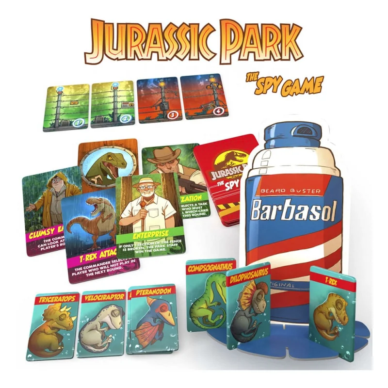 Jurassic Park jeu de plateau The Spy Game *ANGLAIS*