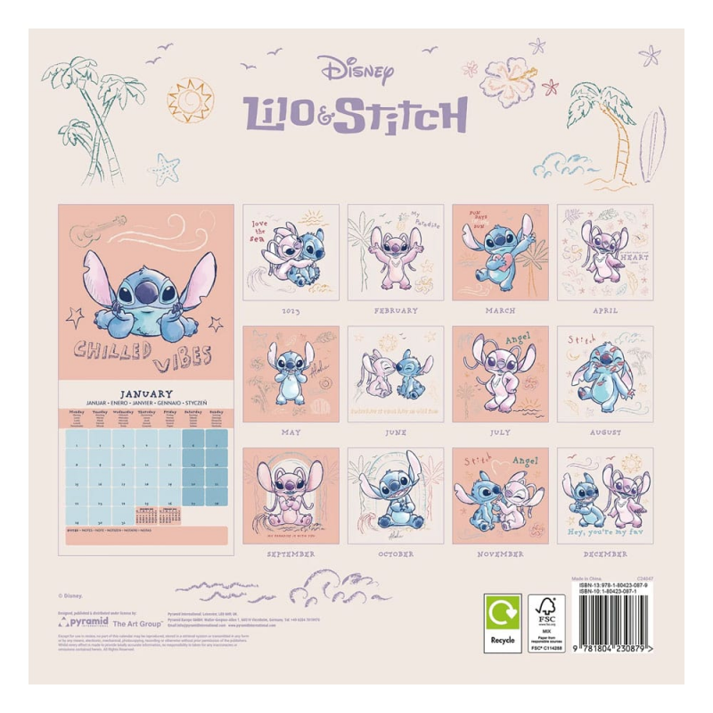 Lilo & Stitch - Stylo 6 couleurs - Écriture