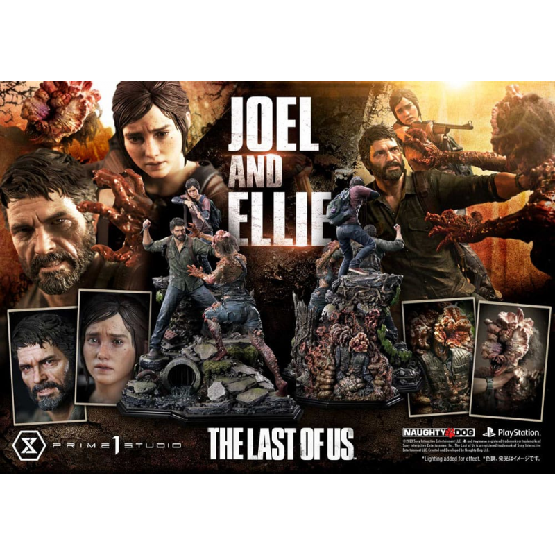 The Last of Us Part I statuette Ultimate Premium Masterline Series Joel & Ellie Deluxe Version (The Last of Us Part I) 73 cm