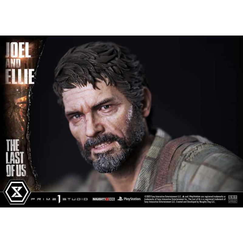 The Last of Us Part I statuette Ultimate Premium Masterline Series Joel & Ellie Deluxe Version (The Last of Us Part I) 73 cm