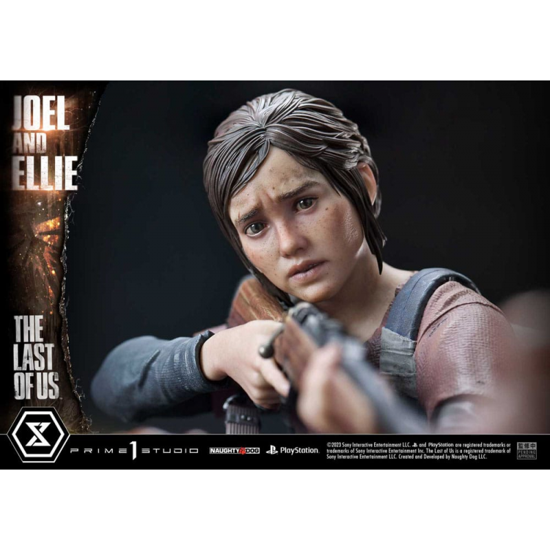 The Last of Us Part I statuette Ultimate Premium Masterline Series Joel & Ellie Deluxe Version (The Last of Us Part I) 73 cm