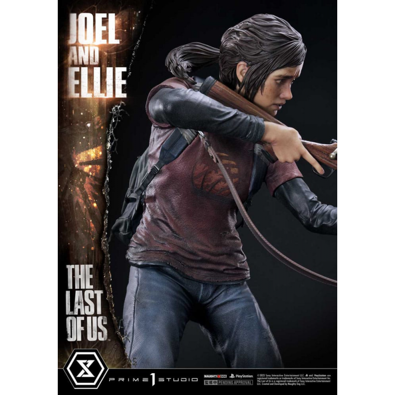 The Last of Us Part I statuette Ultimate Premium Masterline Series Joel & Ellie Deluxe Version (The Last of Us Part I) 73 cm