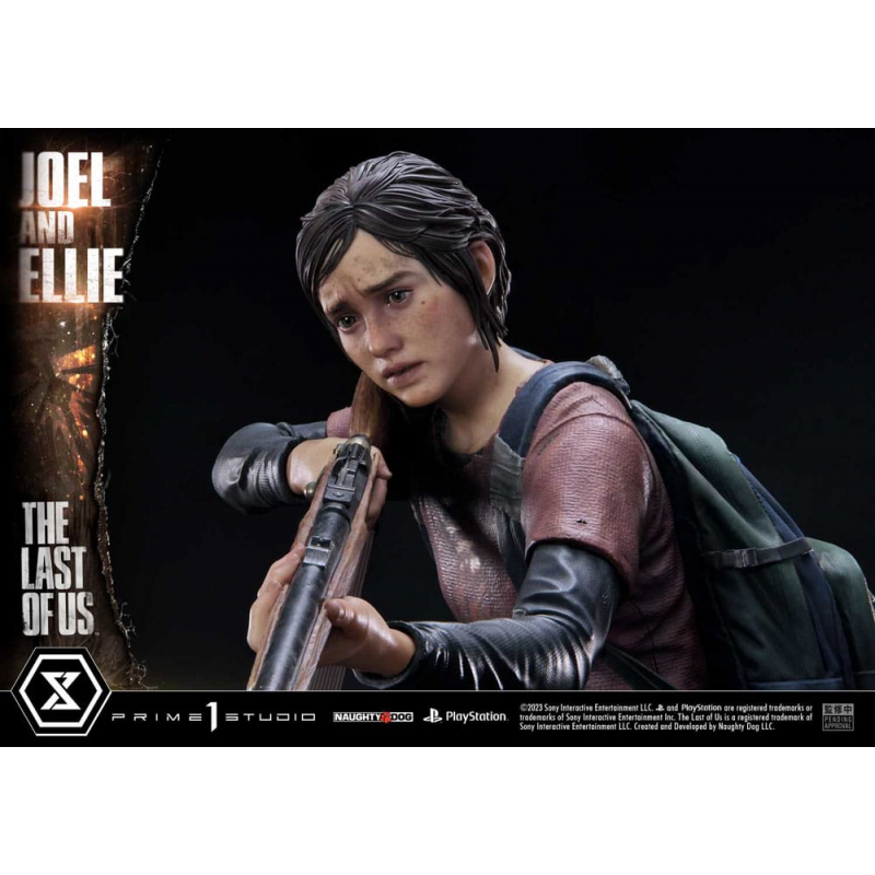 The Last of Us Part I statuette Ultimate Premium Masterline Series Joel & Ellie Deluxe Version (The Last of Us Part I) 73 cm