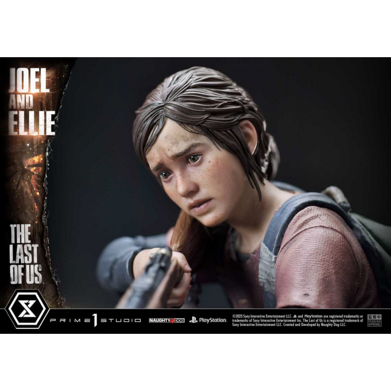 The Last of Us Part I statuette Ultimate Premium Masterline Series Joel & Ellie Deluxe Version (The Last of Us Part I) 73 cm