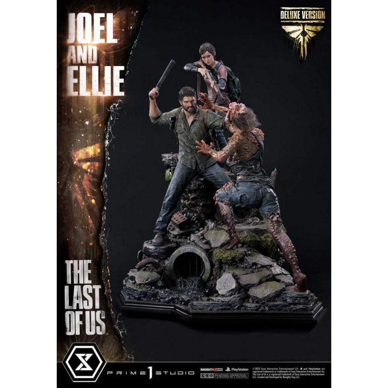 The Last of Us Part I statuette Ultimate Premium Masterline Series Joel & Ellie Deluxe Version (The Last of Us Part I) 73 cm