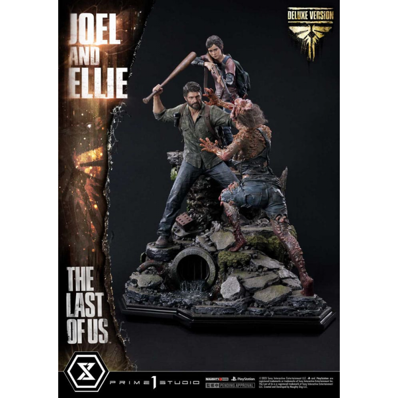 The Last of Us Part I statuette Ultimate Premium Masterline Series Joel & Ellie Deluxe Bonus Version (The Last of Us Part I) 73 