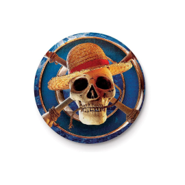  One Piece Live Action Netflix Straw Hat Logo Enamel Pin