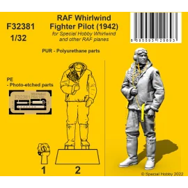 RAF Whirlwind Fighter Pilot (1942) 1/32 / for Special Hobby Whirlwind and RAF other planes