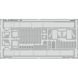 Soviet Su-76M SPG fenders 1/35 (designed to be used with Zvezda kits)