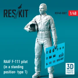 RAAF F-111 pilot (in a standing position- type 1) (3D Printing)