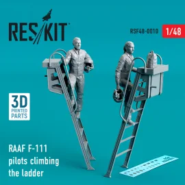 RAAF F-111 pilots climbing the ladder (2 pcs) (3D Printing)