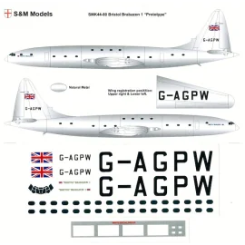 Décal Bristol Brabazon 1 prototype (MB)