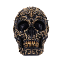 Renaissance Black And Gold Skull