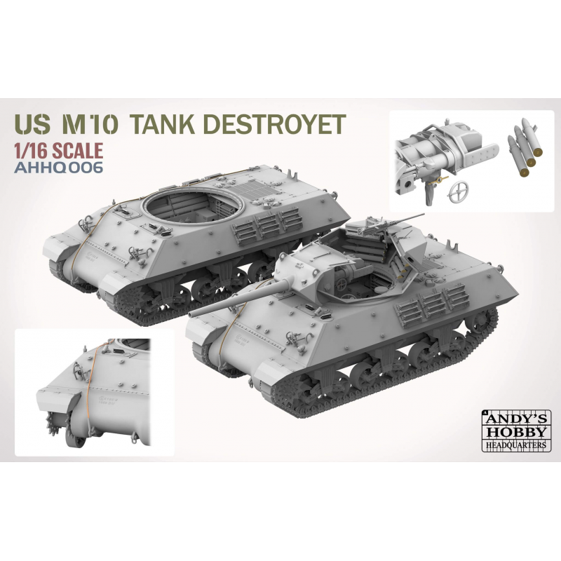 AHHQ-006 U.S. M10 Tank Destroyer "Wolverine" (1:16)