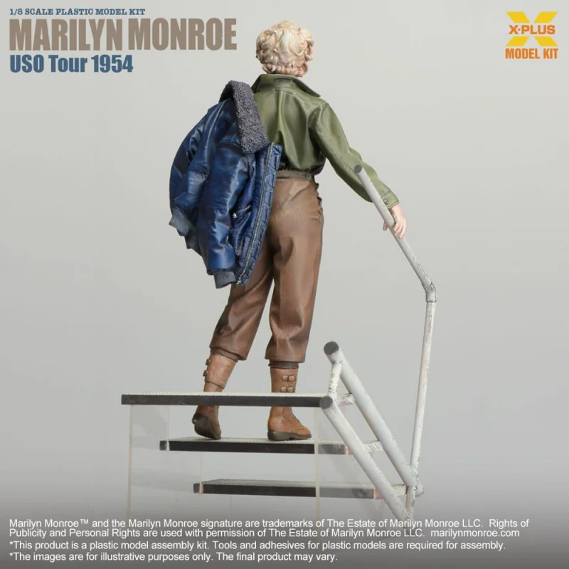 Marilyn Monroe figurine Plastic Model Kit 1/8 USO Tour 1954 25 cm