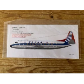 Vickers Viscount Pluna (MB) (it says 1:72nd on the decal and on the instructions but it is 1:144)