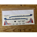 Vickers Viscount Pluna (MB) (it says 1:72nd on the decal and on the instructions but it is 1:144)