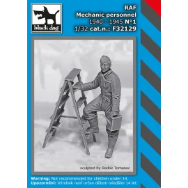 PERSONNEL MÉCANICIEN DE LA RAF 1940-45 N°1