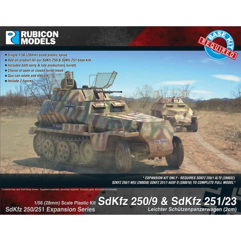 SDKFZ 250/251 EXPANSION SET - SDKFZ 250/9 AND 251/23