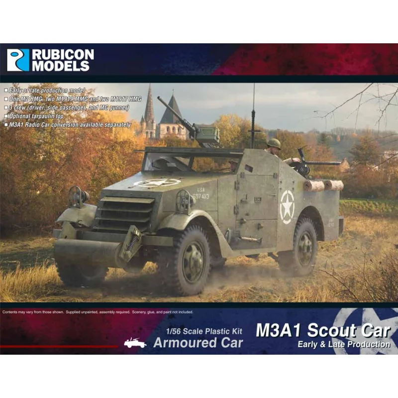 M3A1 SCOUT CAR EARLY AND LATE