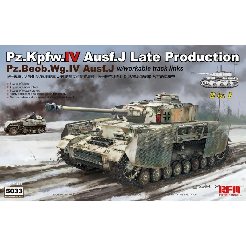 PANZER IV AUSF J LATE 2IN1 WORKABLE TRAC